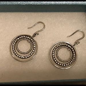 Touchstone Crystal By Swarovski Circle Earrings